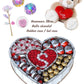 Coeur Chocolate box personalise